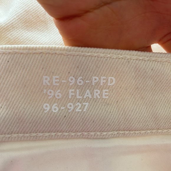 J Crew 96 Flare Jeans‎ Womens 28 Tall Ivory - Picture 4 of 11